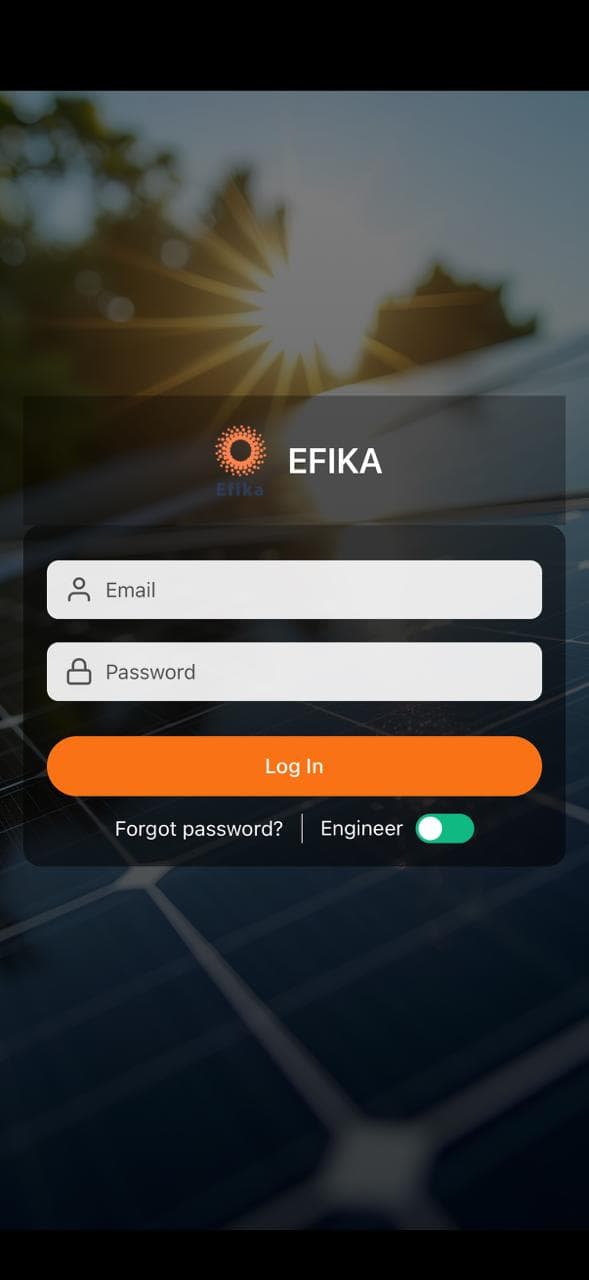 Efika — Operations & Solar Monitoring System