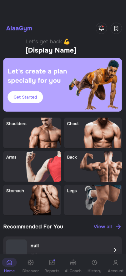 Workout — Fitness & Training Mobile App