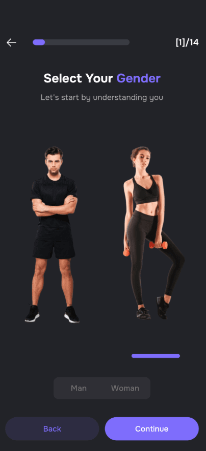 Workout — Fitness & Training Mobile App gallery image 2